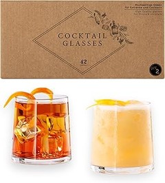 Opciones de personalización para juegos de vasos de cócteles