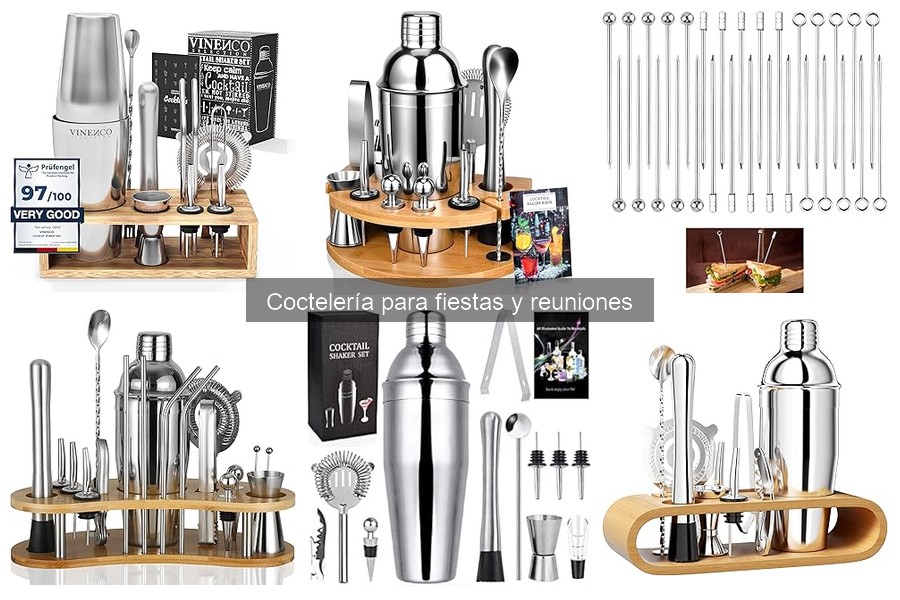 Accesorios de Coctelería: Guía de compra para tus fiestas