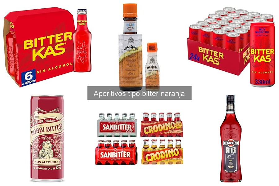 Alternativas a Aperitivos Tipo Bitter Naranja