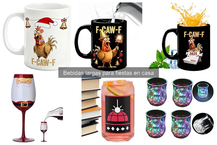 Alternativas a Bebidas Largas para Fiestas en Casa