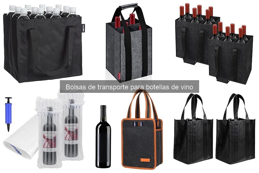 Alternativas a bolsas de transporte para botellas de vino