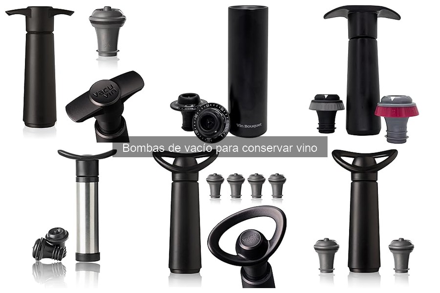 Alternativas a bombas de vacío para conservar vino