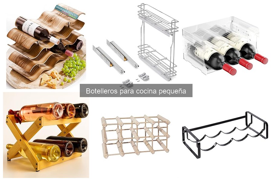 Alternativas a botelleros para cocina pequeña: opciones útiles