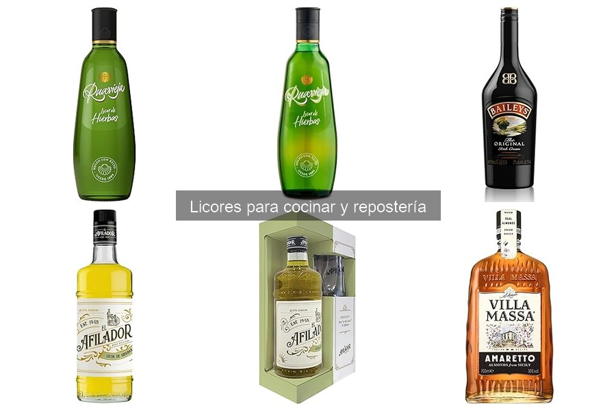 Alternativas a licores para cocinar y repostería