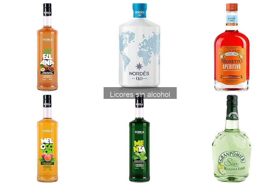 Alternativas a Licores para Cócteles Sin Alcohol