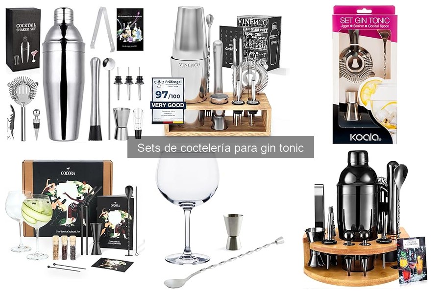 Alternativas a Sets de Coctelería para Gin Tonic