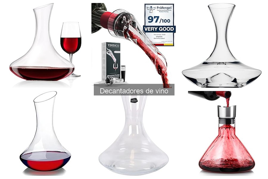 Alternativas al decantador de vino: aireadores y más