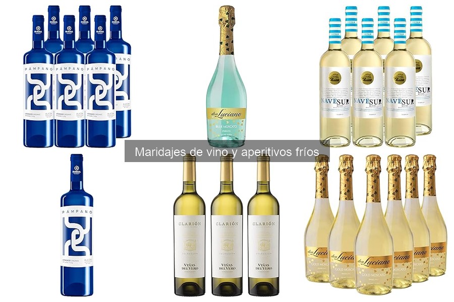 Alternativas al vino para maridar aperitivos fríos