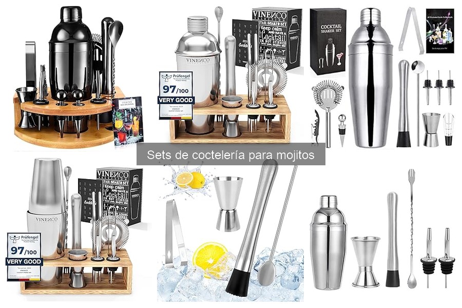 Alternativas económicas a sets de coctelería para mojitos
