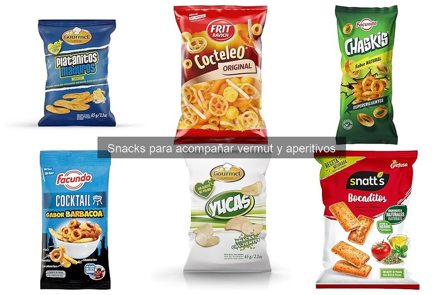 Alternativas Saludables a Snacks para Vermut