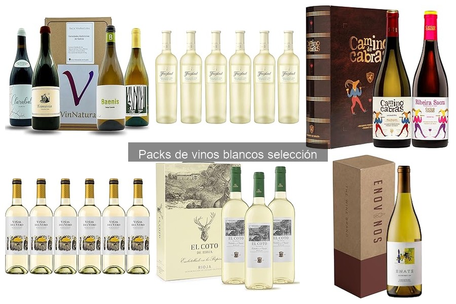 Beneficios de comprar packs de vinos blancos online