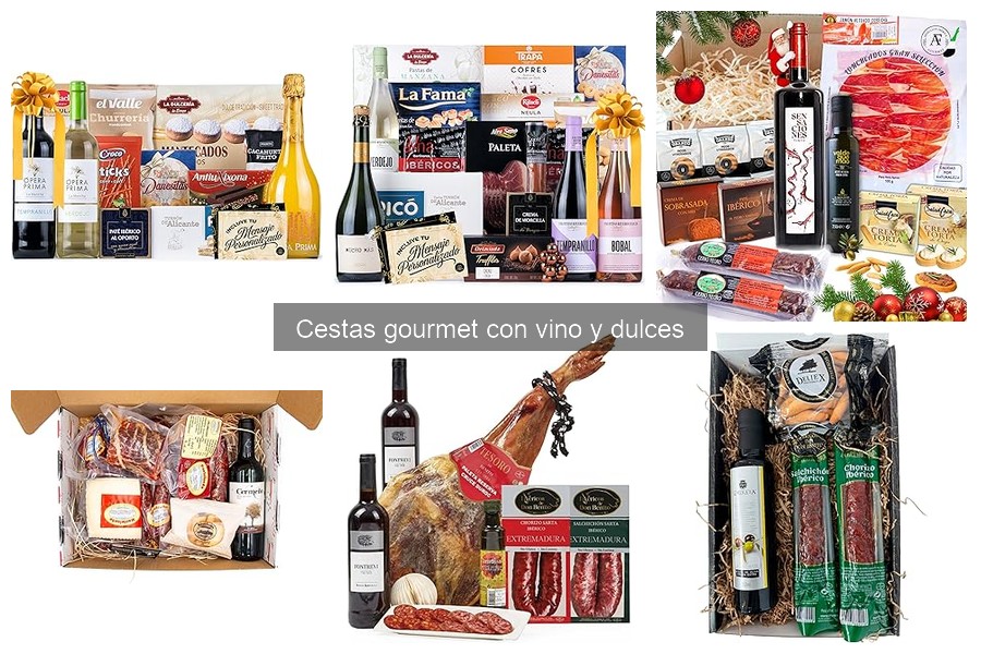 Beneficios de regalar cestas gourmet con vino y dulces