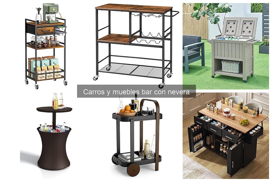 Beneficios de tener un carro bar con nevera en casa