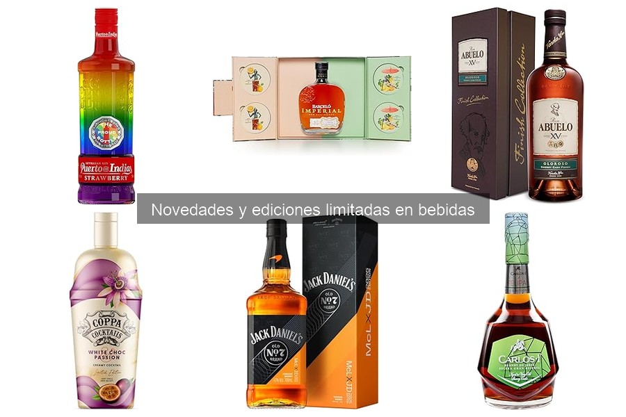 Celebraciones perfectas para disfrutar ediciones limitadas de bebidas