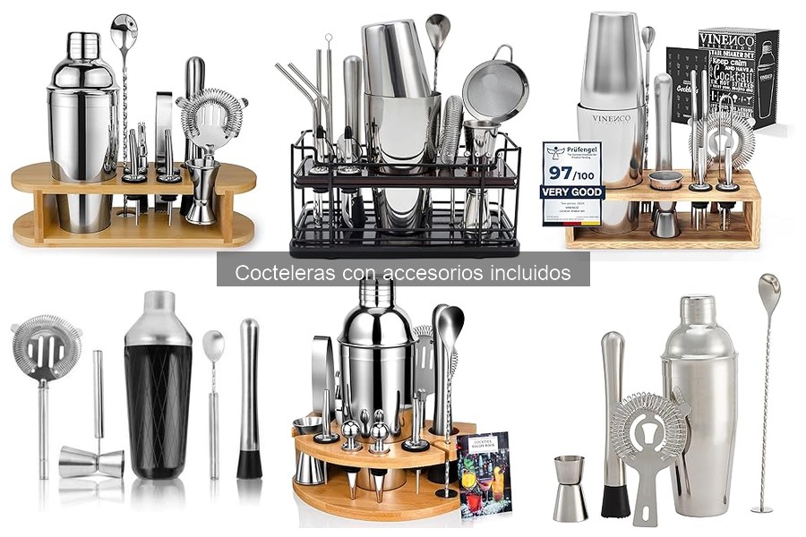 Cocteleras: ¿Qué son y qué accesorios incluyen?