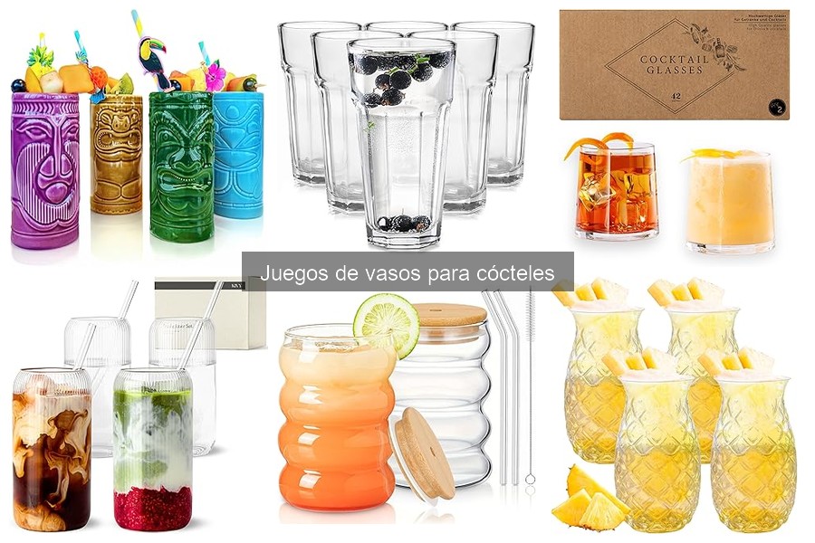Cómo elegir el mejor juego de vasos para cócteles