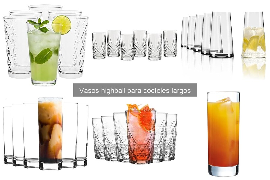 Cómo elegir el vaso highball perfecto para cócteles largos