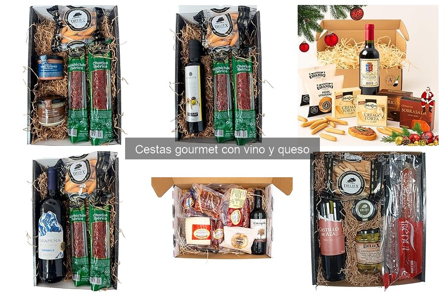 Cómo elegir la mejor cesta gourmet con vino y queso
