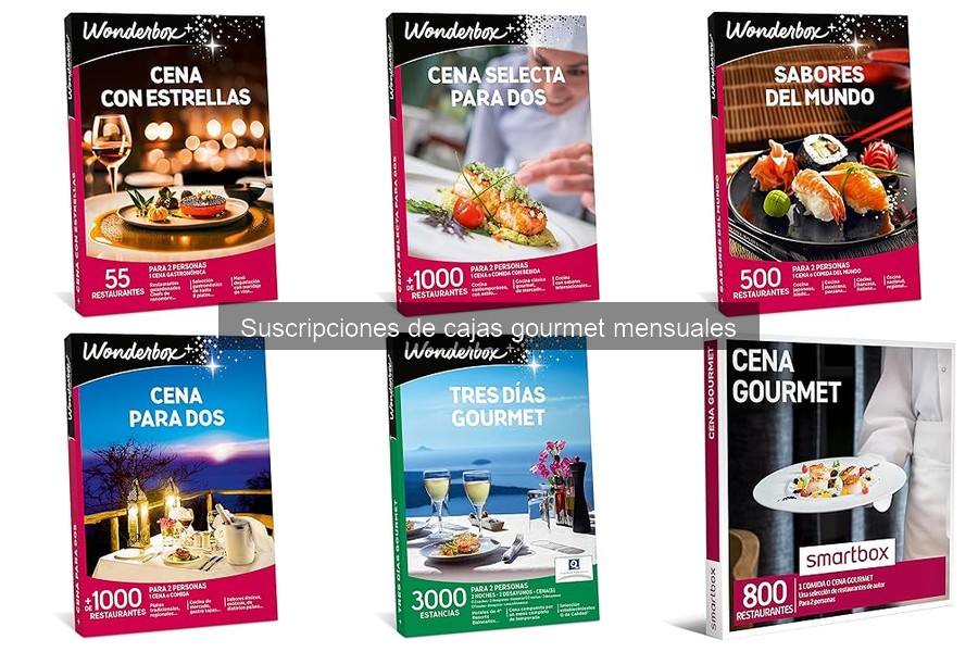 ¿Cómo elegir la mejor suscripción de caja gourmet mensual?