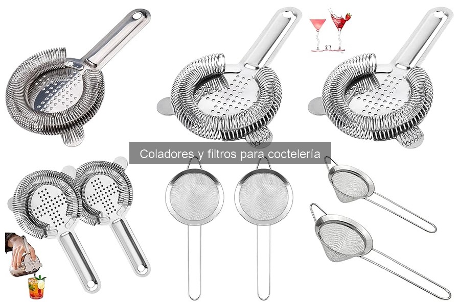 Cómo limpiar y mantener coladores de coctelería