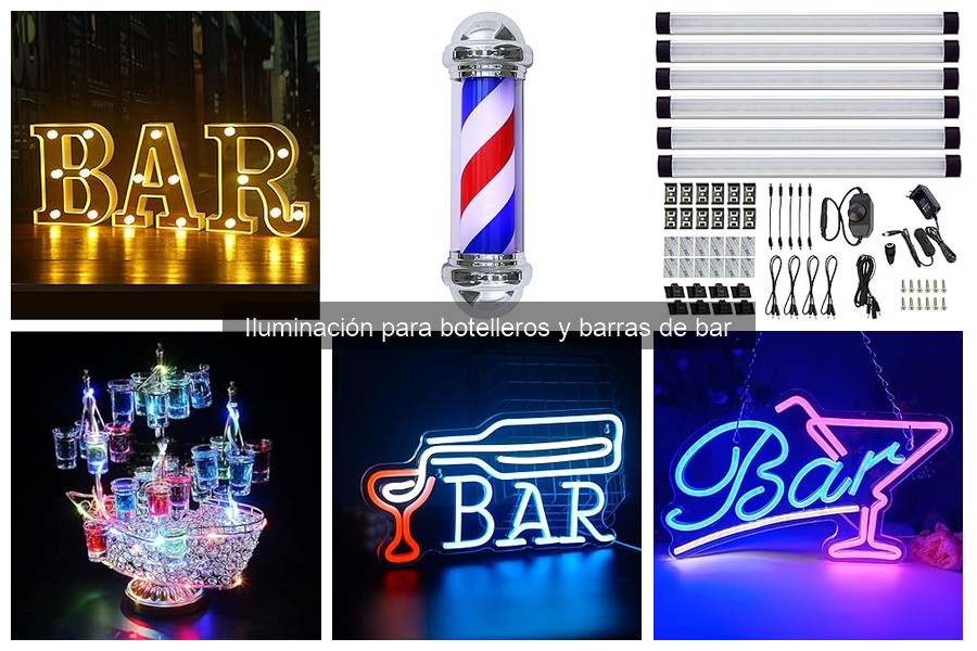 Cómo limpiar y mantener la iluminación de botelleros y barras
