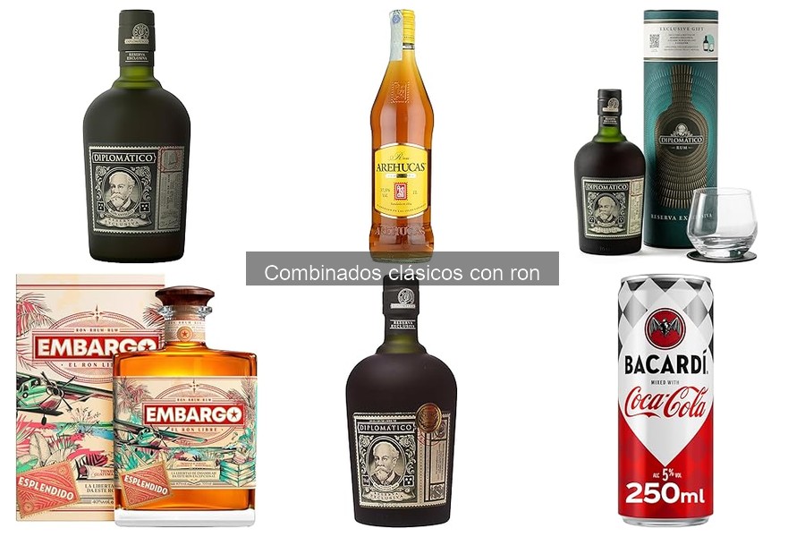 Cómo Maridar Combinados Clásicos con Ron y Alimentos