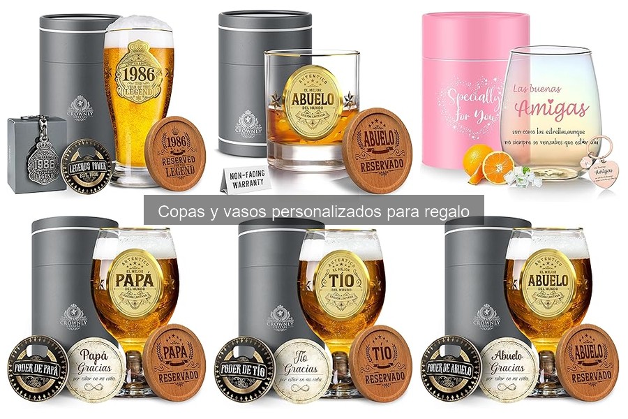 Cómo personalizar copas y vasos: guía para evitar errores