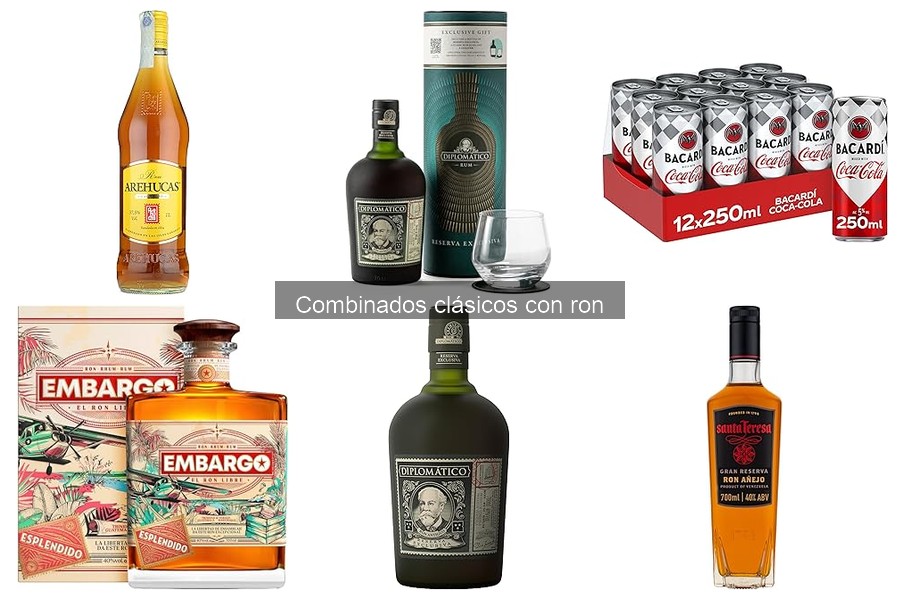Cómo preparar combinados clásicos con ron en casa