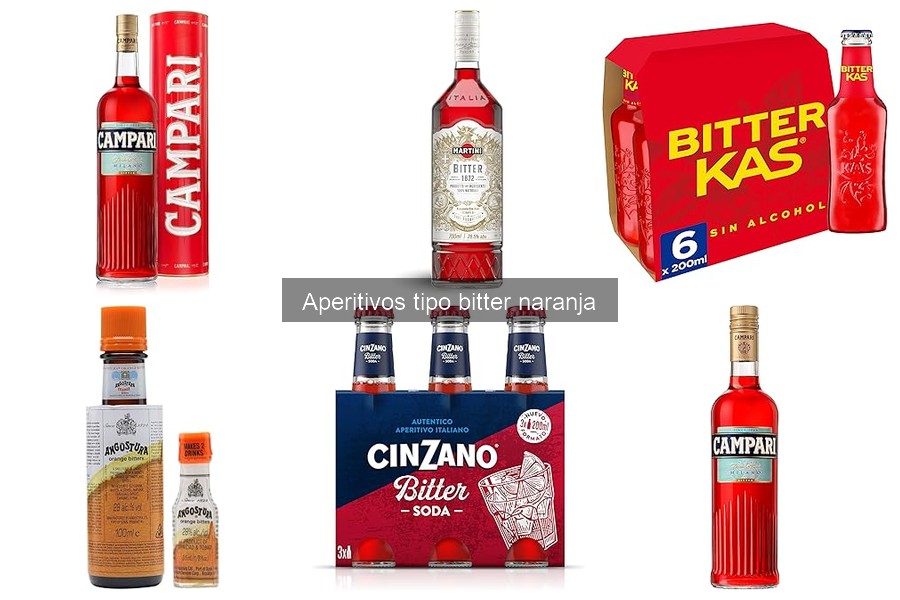 Cómo utilizar aperitivos bitter naranja en coctelería