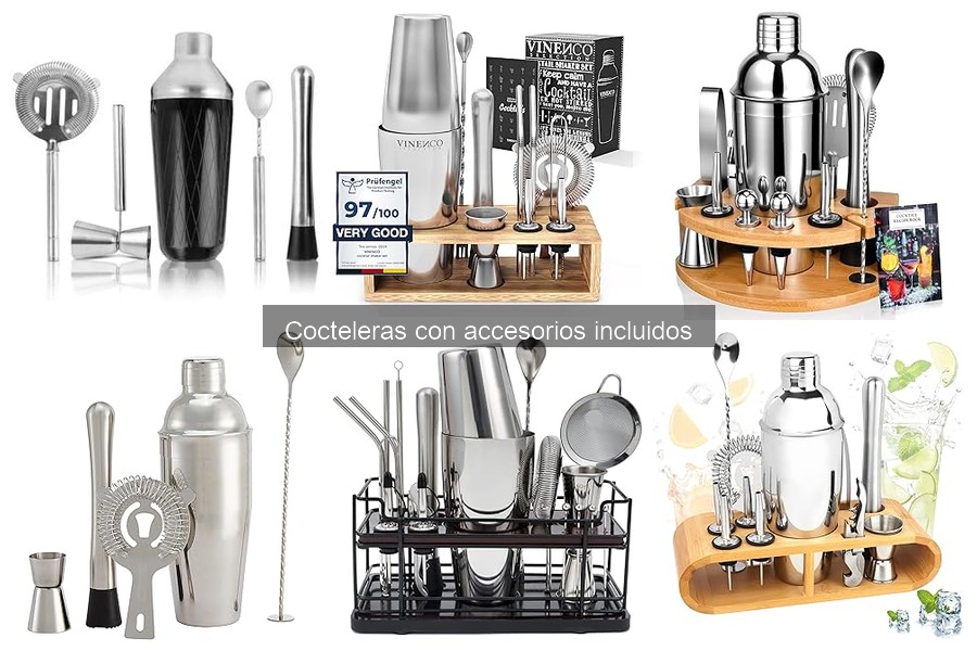 Comparativa: Cocteleras de acero inoxidable vs vidrio