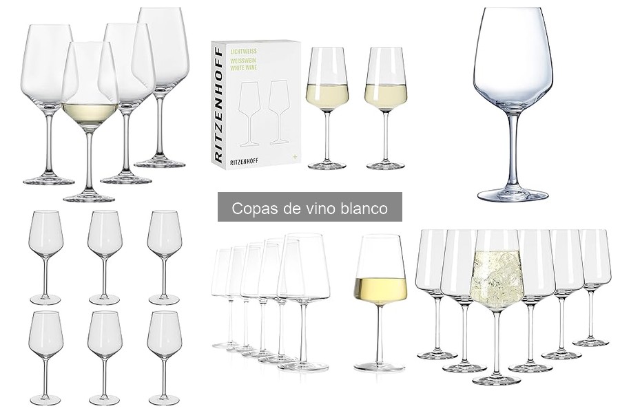Comparativa: Copas de vino blanco de cristal vs. acrílico