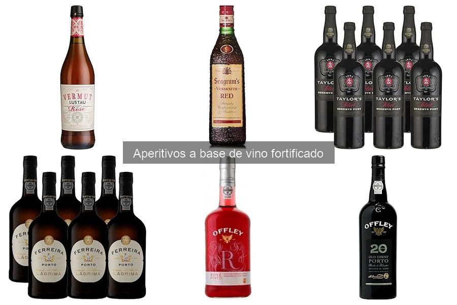 Comparativa de aperitivos a base de vino fortificado