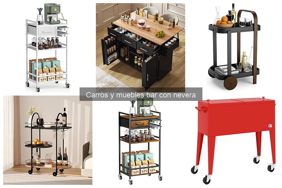 Comparativa de Carros Bar con Nevera: Mejores Marcas de 2023