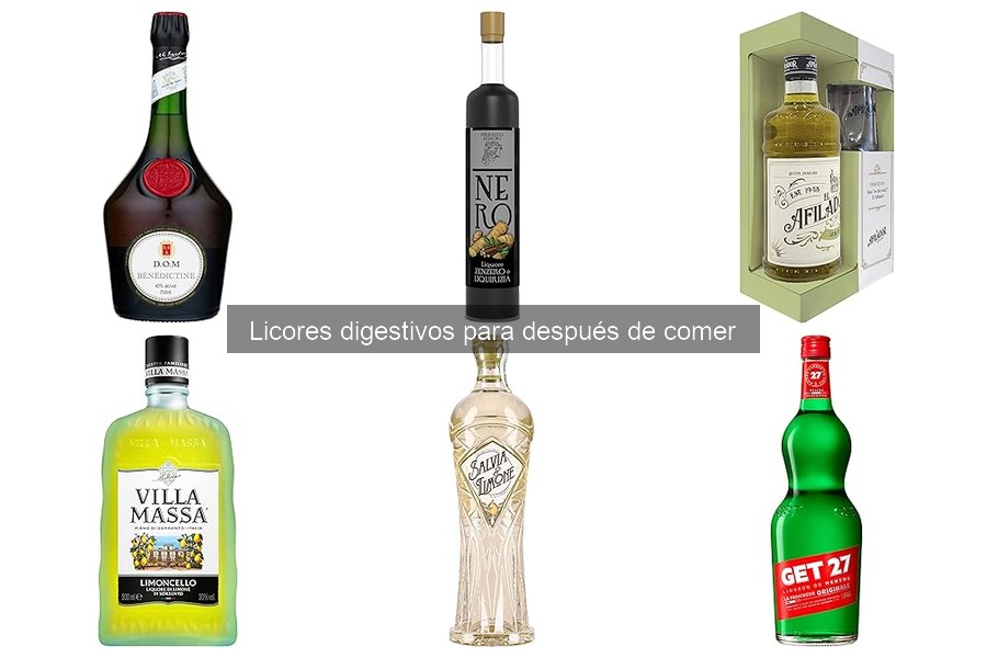 Comparativa de Licores Digestivos: Sabor, Precio y Características