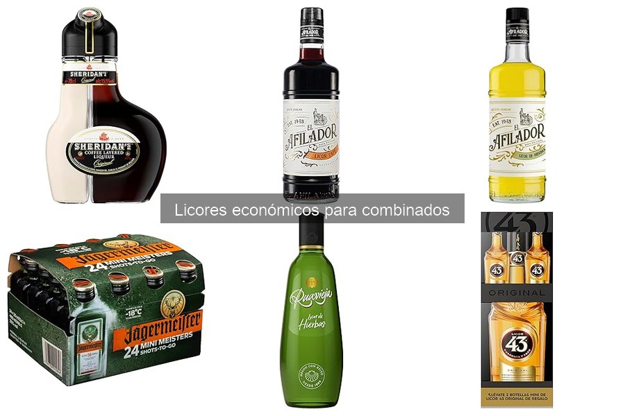 Comparativa de los Mejores Licores Económicos para Cocteles