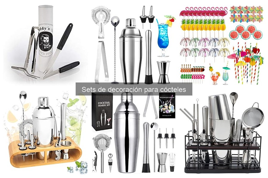 Comparativa de los Mejores Sets de Decoración para Cócteles