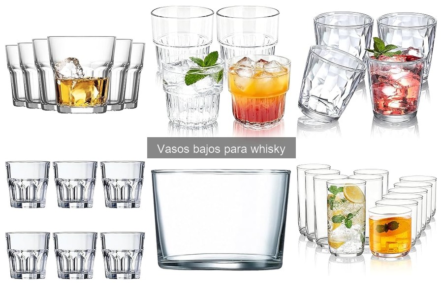 Comparativa de marcas: Vasos bajos para whisky
