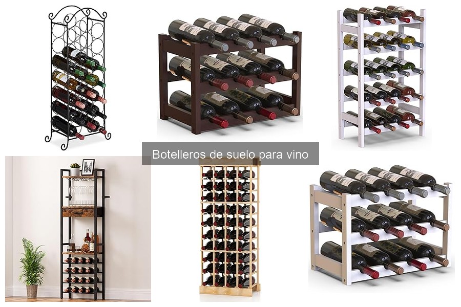Comparativa de precios de botelleros de suelo para vino
