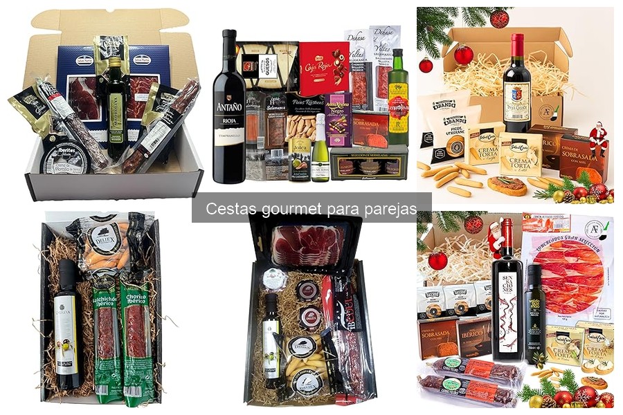 Comparativa de precios de cestas gourmet en Amazon