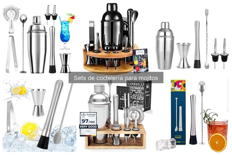 Comparativa de Sets de Coctelería para Mojitos en 2023