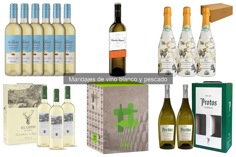 Comparativa de Vinos Blancos para Pescados Grasos y Magros