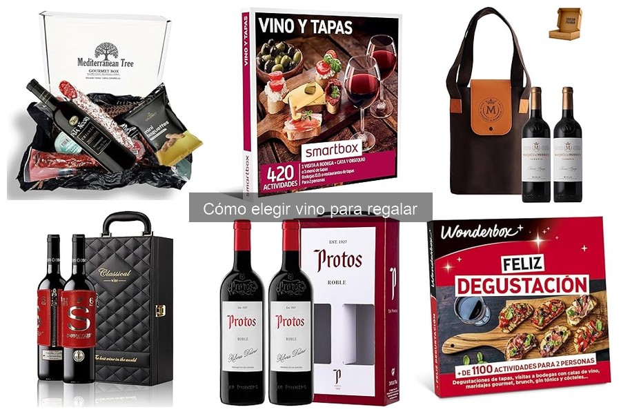 Comparativa de Vinos Tintos y Blancos para Regalar