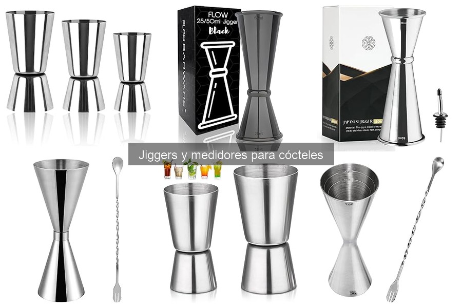 Comparativa: Jiggers de Acero Inoxidable vs. Plástico