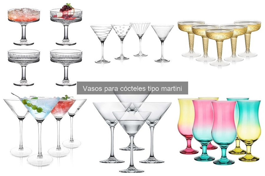 Comparativa: Vasos de Martini de Vidrio vs Acrílico