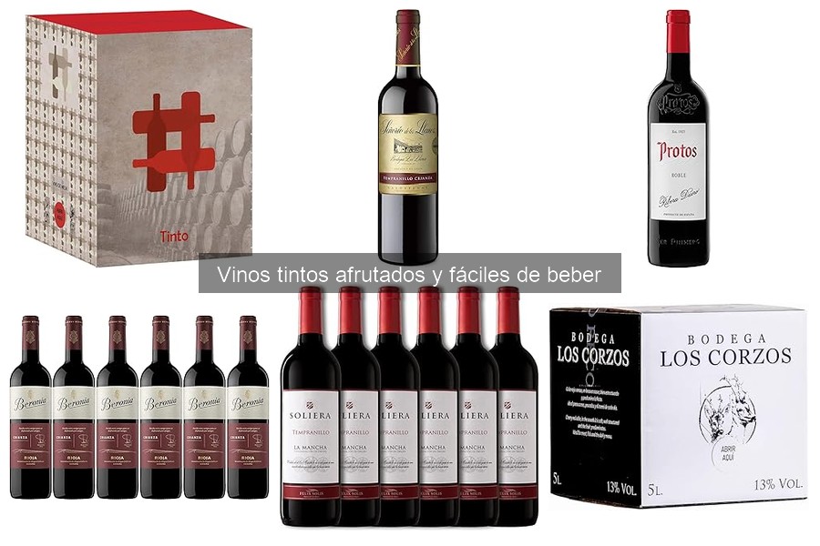 Comparativa: Vinos Tintos Afrutados vs Secos