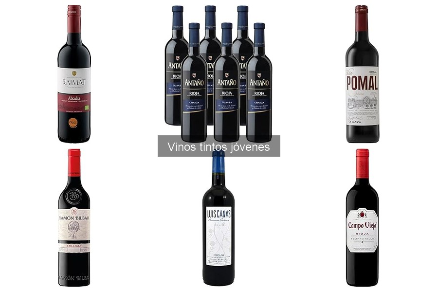 Comparativa Vinos Tintos Jóvenes vs. Reservados