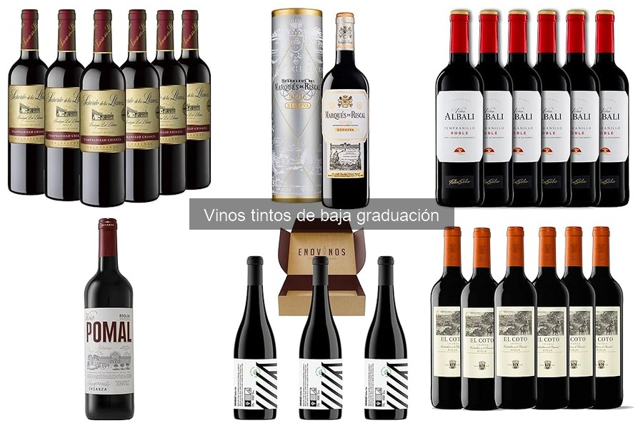 Compra Vinos Tintos de Baja Graduación Online y Ahorra