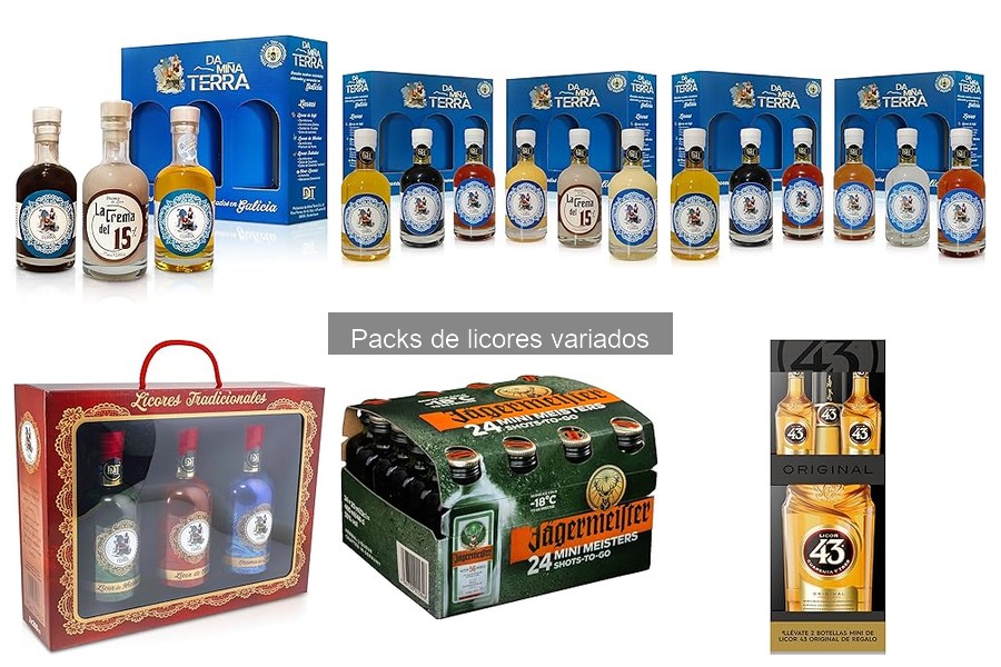 Consejos para almacenar packs de licores variados