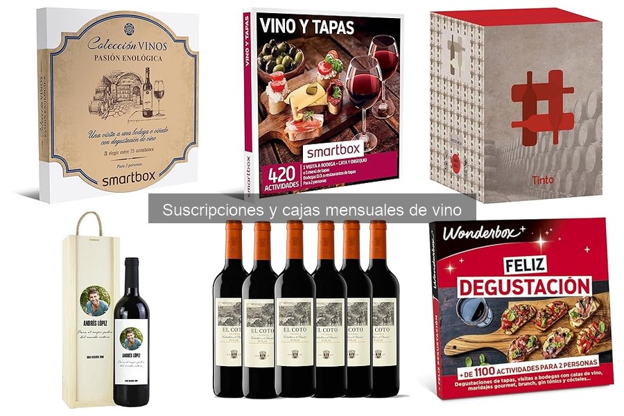 ¿Cuánto cuesta una suscripción a cajas de vino?