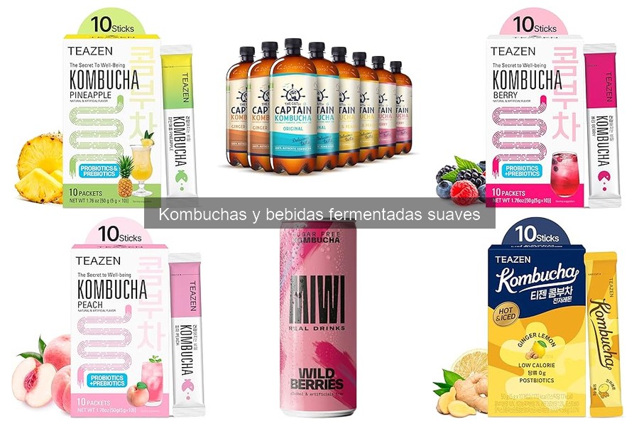 Descubre deliciosas recetas de cócteles con kombucha